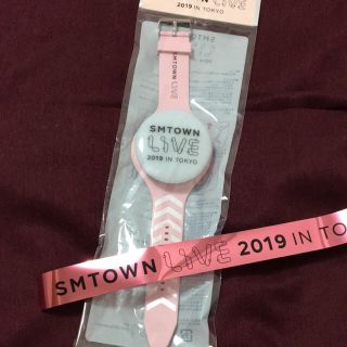 SMTOWN SMT ペンライト ブレスライト 銀テープ(アイドルグッズ)