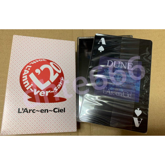 L'Arc～en～Ciel(ラルクアンシエル)のL'Arc-en-Ciel ラルク　非売品　懸賞品　トランプ　未使用　HYDE エンタメ/ホビーのタレントグッズ(ミュージシャン)の商品写真