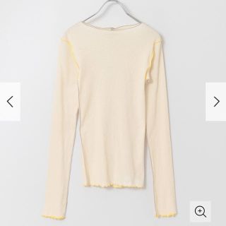 エディットフォールル(EDIT.FOR LULU)の新品　BASERANGE　VEINLONGSLEEVECOTTON RIB (カットソー(長袖/七分))