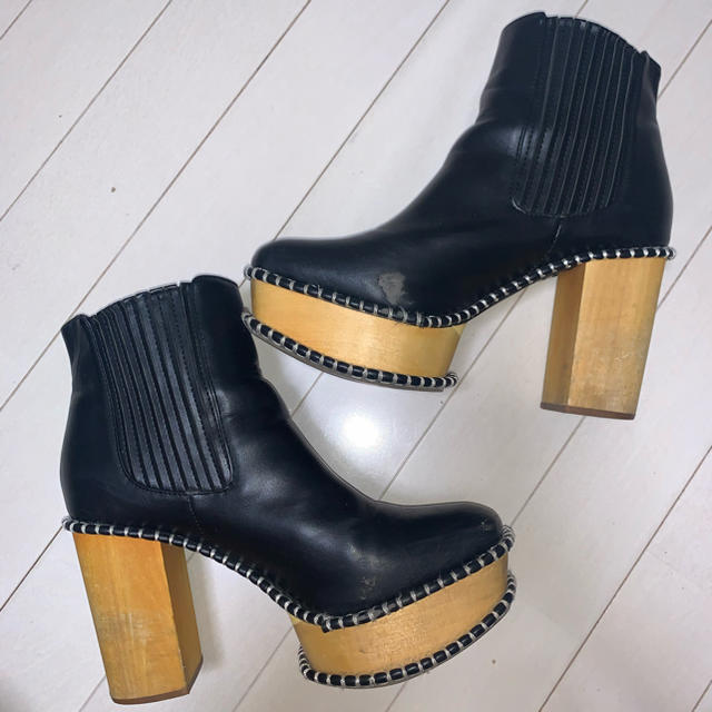 moussy - 【MOUSSY】SIDE GORE WOOD SOLE BOOTSの通販 by hello:)｜マウジーならラクマ