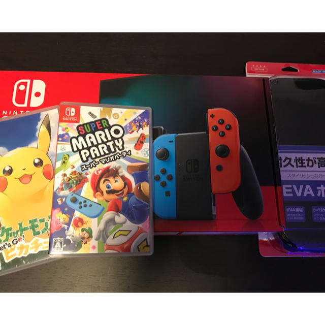 ゲームソフト/ゲーム機本体Nintendo Switch セット　美品　3年間保証付き