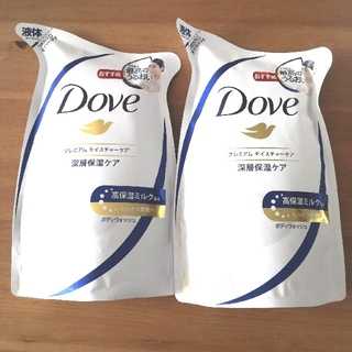 ユニリーバ(Unilever)の☆ダヴ ボディウォッシュ プレミアムモイスチャーケア 詰替 2個☆(ボディソープ/石鹸)