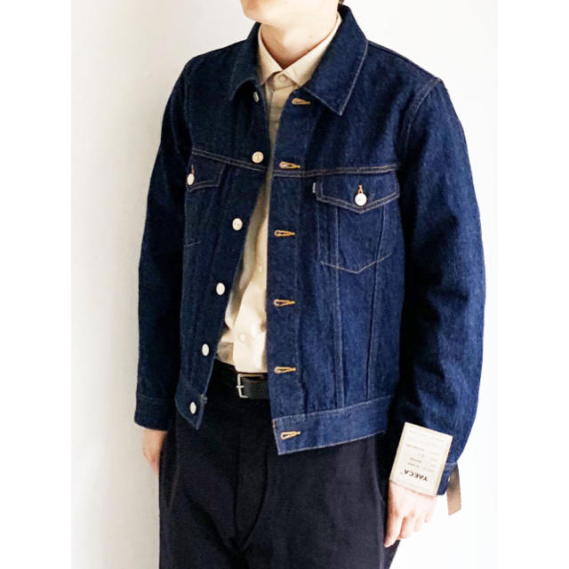 YAECA(ヤエカ)のYAECA◯デニムジャケット◯ 18-13WW◯Sサイズ◯ユニセックス メンズのジャケット/アウター(Gジャン/デニムジャケット)の商品写真