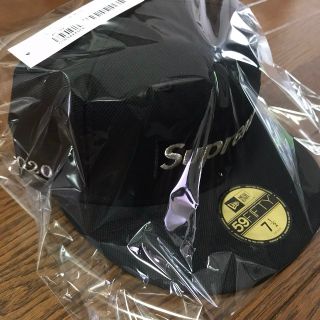 シュプリーム(Supreme)のsupreme 20ss newera 7 1/2 black(キャップ)