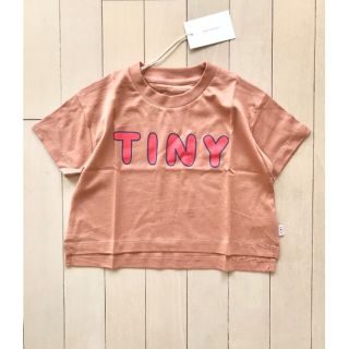 キャラメルベビー&チャイルド(Caramel baby&child )のnachaさま専用⇨4Y tiny cottons TINYロゴ Tシャツ(Tシャツ/カットソー)