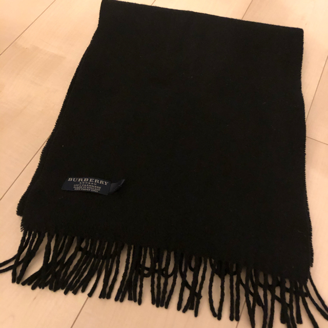 バーバリー☆マフラー 黒 カシミア100% メンズの通販 by バーバリー☆マフラー 黒 カシミア100% メンズの通販 by