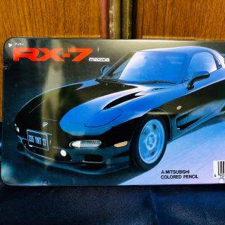 ミツビシエンピツ(三菱鉛筆)の絶版品　三菱色鉛筆12色(MAZDA RX-7 FD3Sモデル)(色鉛筆)