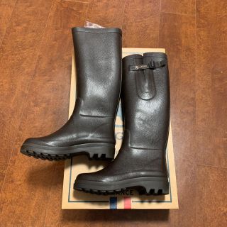 エーグル(AIGLE)のエーグル　AIGLE レインシューズ　ブラウン(レインブーツ/長靴)