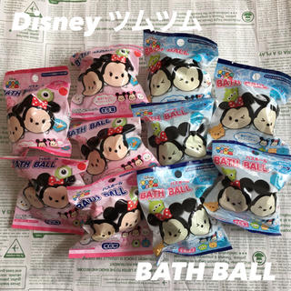 ディズニー(Disney)の【新品！】Disney バスボール 2種類 10こセット 入浴剤(入浴剤/バスソルト)