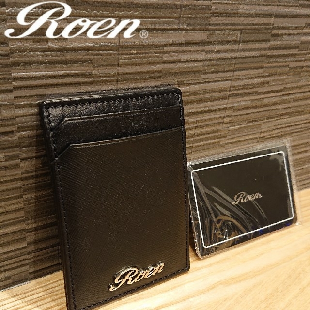Roen(ロエン)の新品・未使用 Roen (ロエン) サフィアーノ レザーパスケース メンズのファッション小物(名刺入れ/定期入れ)の商品写真