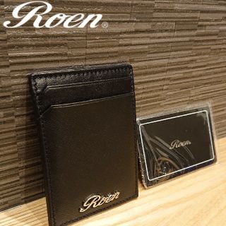 ロエン(Roen)の新品・未使用 Roen (ロエン) サフィアーノ レザーパスケース(名刺入れ/定期入れ)