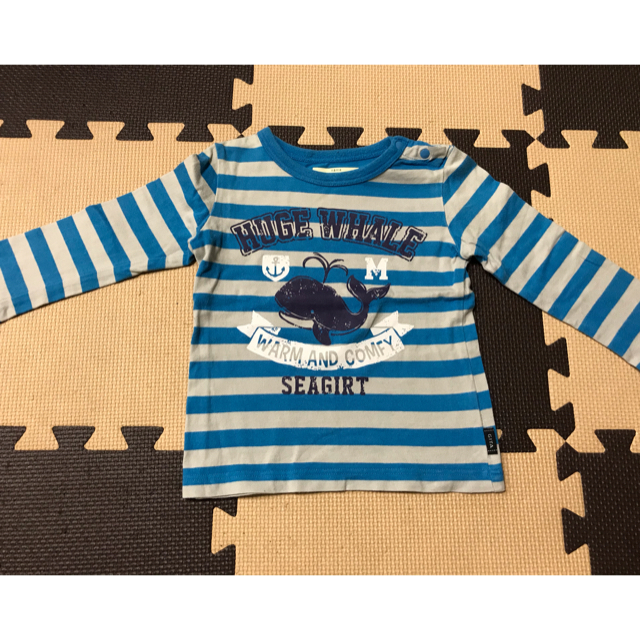 ベルメゾン(ベルメゾン)のさぽ様専用☆男の子長袖Tシャツ2着セット キッズ/ベビー/マタニティのキッズ服男の子用(90cm~)(Tシャツ/カットソー)の商品写真