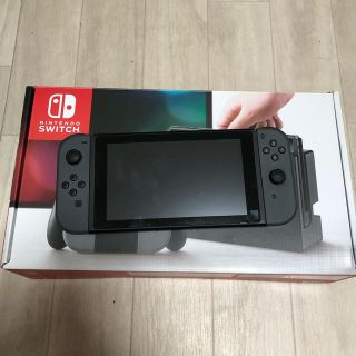 ニンテンドースイッチ(Nintendo Switch)の美品 任天堂　Switch 本体　グレー 旧型　Nintendo(家庭用ゲーム機本体)