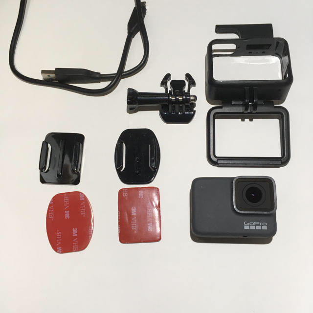 カメラGoPro7 シルバー　一部不具合あり