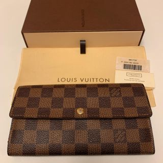 ルイヴィトン(LOUIS VUITTON)の★要コメント‼️★ルイヴィトン ダミエ 長財布(財布)