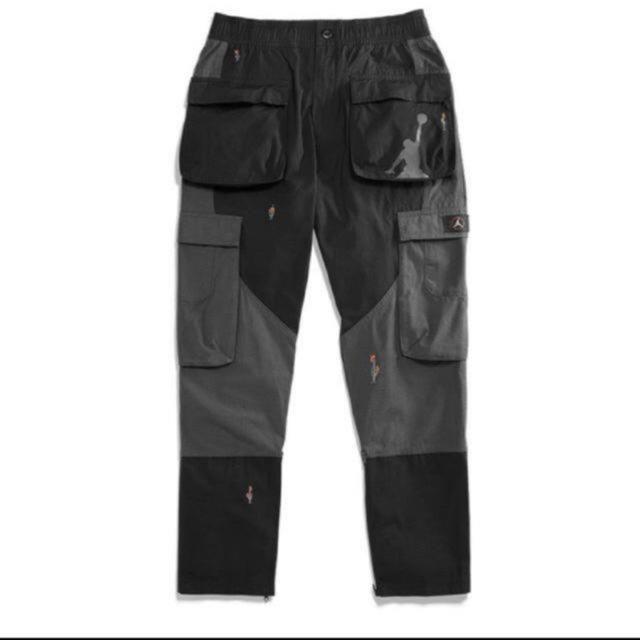 S Jordan Travis Scott Cargo Pants Black