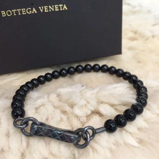 ボッテガヴェネタ(Bottega Veneta)の☆新品☆ボッテガヴェネタ ブレスレット オニキスxシルバー(ブレスレット)