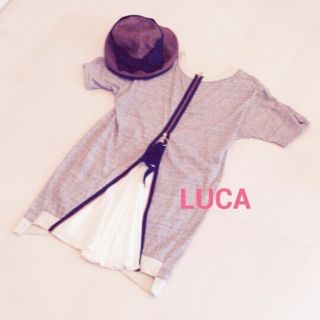 LUCA◎スウェットワンピ◎(ひざ丈ワンピース)