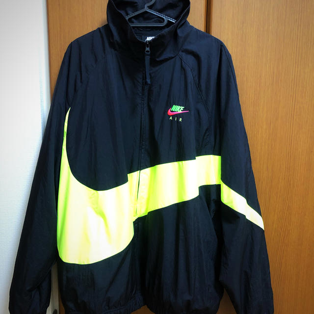 nike ウーブンジャケット xl ネオン