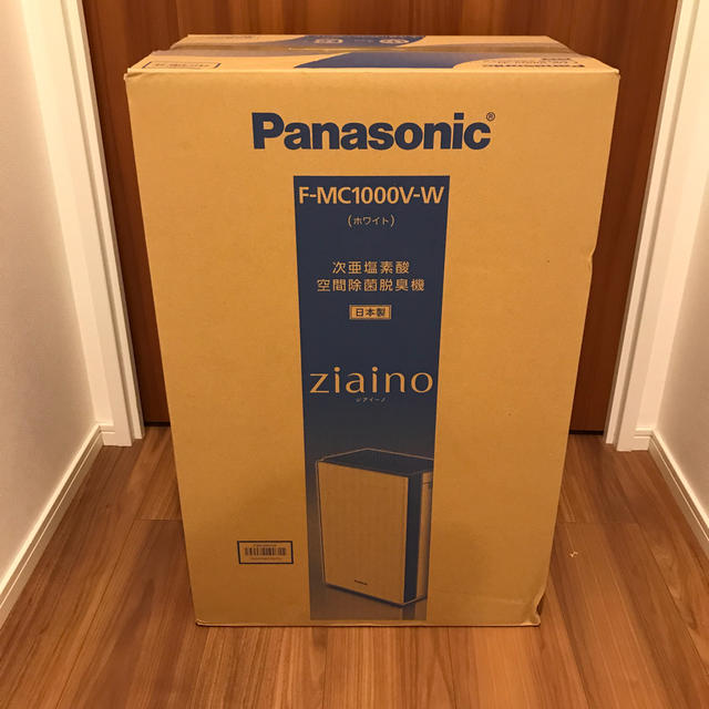 本物品質の Panasonic - 新品 ジアイーノPanasonic F-MC1000V-W 空気清浄器