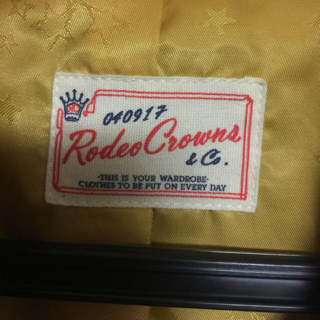 RODEO CROWNS(ロデオクラウンズ)のRODEO CROWNSバイカラーコート レディースのジャケット/アウター(ピーコート)の商品写真