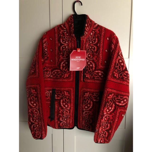 Supreme Bandana Fleece Jacket バンダナ　フリースRed購入先