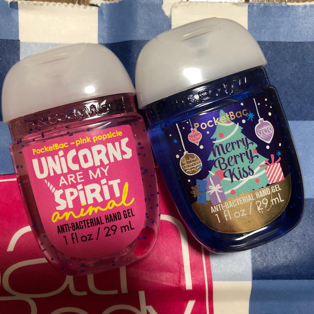 Bath & Body Works(バスアンドボディーワークス)のバスアンドボディワークス　ハンドサニタイザー4本　　最終値下げです^_^ インテリア/住まい/日用品のキッチン/食器(アルコールグッズ)の商品写真