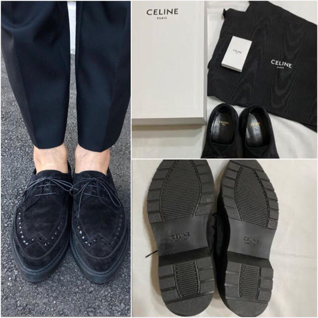 celine(セリーヌ)のceline セリーヌ クリーパー シューズ サンローラン 靴 スエード メンズ メンズの靴/シューズ(ドレス/ビジネス)の商品写真