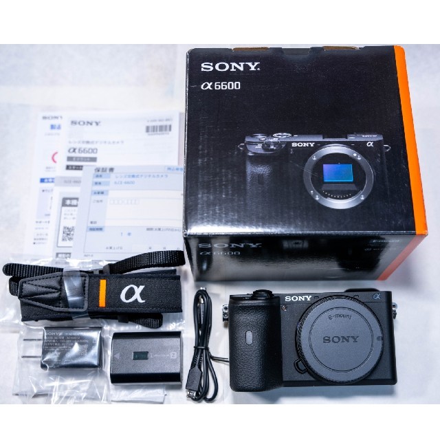 SONY(ソニー)のSONY α6600 ILCE-6600 ボディ ブラック スマホ/家電/カメラのカメラ(ミラーレス一眼)の商品写真