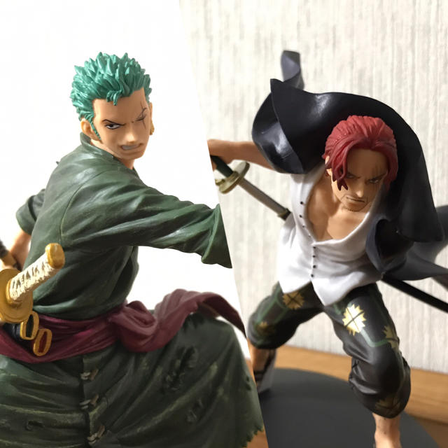 One Piece 躍動 剣士 剣豪 ゾロ シャンクス フィギュアの通販 By Chaz ラクマ