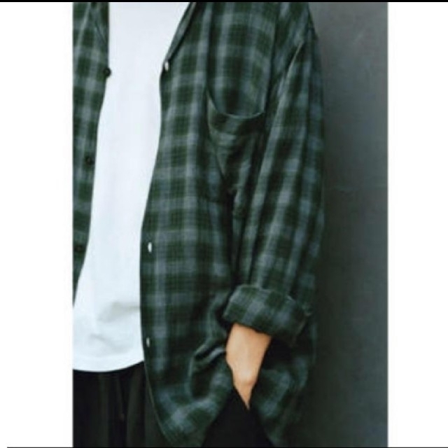 卸売 - COMOLI SIZE GREEN オープンカラーシャツ レーヨン COMOLI 20SS