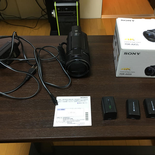 おまけ多数！　SONY　FDR-AX60　2個同時充電器+バッテリー予備(純正)