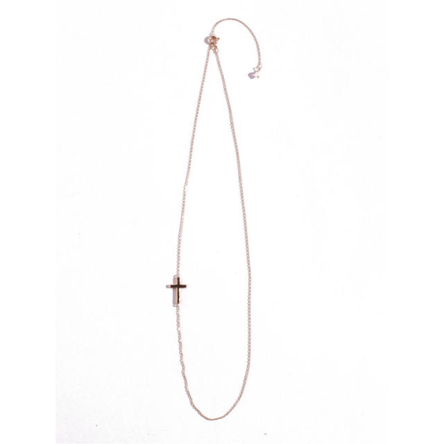 eimy istoire(エイミーイストワール)のK10 crossed necklace eimy istoire レディースのアクセサリー(ネックレス)の商品写真