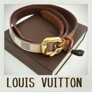 ルイヴィトン(LOUIS VUITTON)のヴィトン★ダミエ アズールベルト(ベルト)