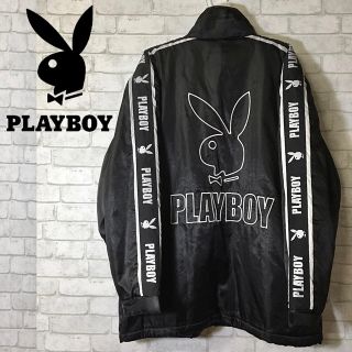 プレイボーイ(PLAYBOY)の【PLAYBOY】プレイボーイ ジップアップ ジャケット 中綿 ビッグロゴ/M(その他)