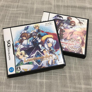 ニンテンドウ(任天堂)のルミナスアーク DS とルミナスアーク2 ウィル DSの2点セット(携帯用ゲームソフト)