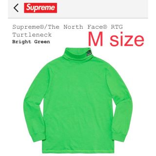 シュプリーム(Supreme)のSupreme®/North Face® RTG Turtleneck 緑 M(Tシャツ/カットソー(七分/長袖))