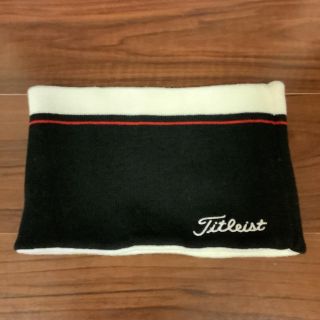 タイトリスト(Titleist)の【Titleistタイトリスト】ネックウォーマー 黒白リバーシブル(ウエア)