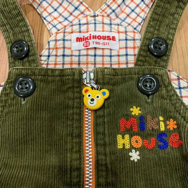 mikihouse(ミキハウス)のミキハウス　カバーオール　80 キッズ/ベビー/マタニティのベビー服(~85cm)(カバーオール)の商品写真