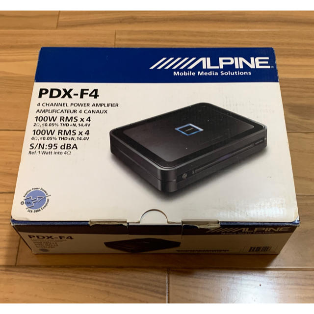 美品 ALPINE PDX-F4 ハイエンド MAX900w アンプ