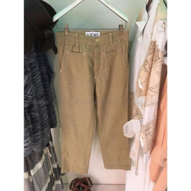 LOEWE(ロエベ)のLOEWE 19SS Fisherman Trousers Beige   レディースのパンツ(ワークパンツ/カーゴパンツ)の商品写真