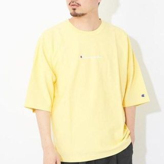 チャンピオン(Champion)の新品 Champion リバースウィーブ ガーメントダイ ロゴ刺繍 Tシャツ　M(Tシャツ(半袖/袖なし))