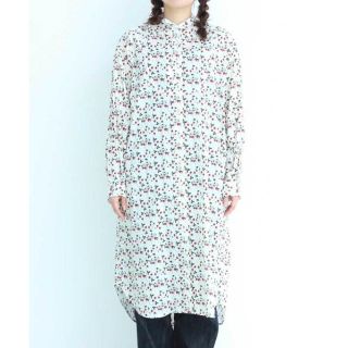 ドットアンドストライプスチャイルドウーマン(Dot&Stripes CHILDWOMAN)のリバティ ストロベリー シャツワンピース(ひざ丈ワンピース)