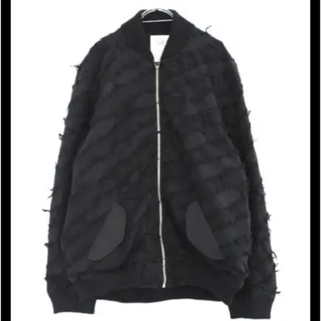 stof(ストフ)のしー様専用! stof ジャガード織　ブラックMA-1 レディースのジャケット/アウター(ブルゾン)の商品写真