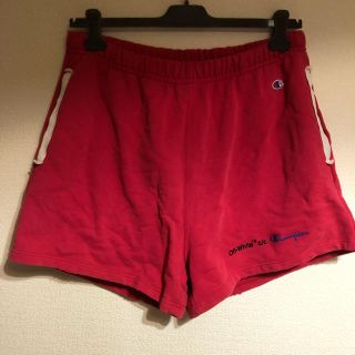 オフホワイト(OFF-WHITE)のoff-white 18SS champion shorts(ショートパンツ)