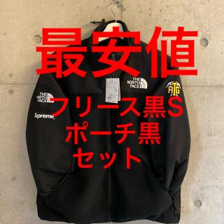 シュプリーム(Supreme)の最終　supreme フリース黒S(ブルゾン)