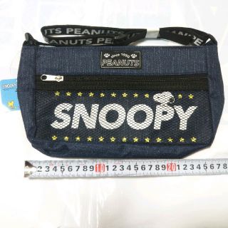 スヌーピー(SNOOPY)の【格安！】【みゆみゆ様専用】ショルダーバッグ スヌーピー デニム風ブルー(ショルダーバッグ)