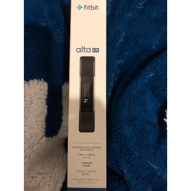 fitbit alta HR ブラック SMALL フィットネストラッカー トレーニング用品