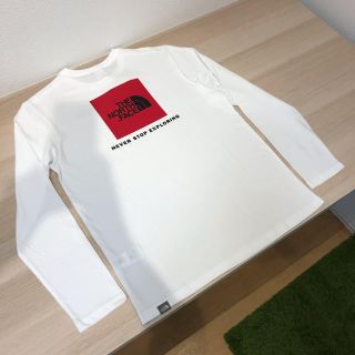 ザノースフェイス(THE NORTH FACE)の新品THE NORTH FACEザノースフェイス　ロンT 長袖Tシャツ日本未発売(Tシャツ/カットソー(七分/長袖))