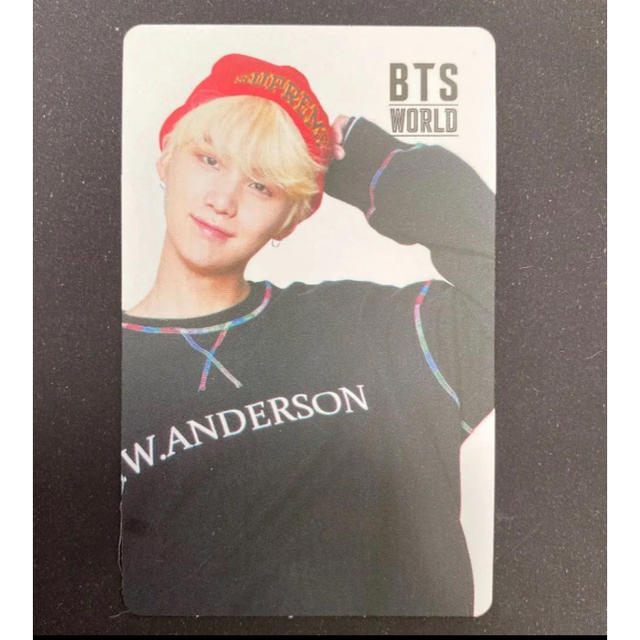 防弾少年団(BTS)(ボウダンショウネンダン)の☆BTS WORLD SUGA ユンギ トレカ☆ エンタメ/ホビーのタレントグッズ(アイドルグッズ)の商品写真